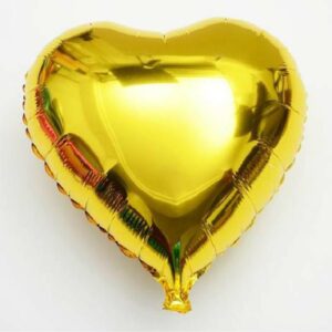 Gold heart foil Balloon