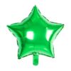 Green star foil balloon 18 inch 45cm helium quality, party decoration Auckland NZ