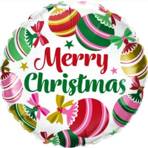 Christmas ornaments stars foil balloon 18 inch Qualatex, Auckland NZ
