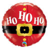 Ho Ho Ho Santa's Belt foil balloon 18 inch Qualatex, Auckland NZ