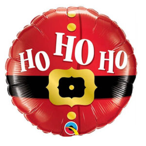 Ho Ho Ho Santa's Belt foil balloon 18 inch Qualatex, Auckland NZ