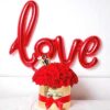 LOVE SCRIPT LETTER FOIL BALLOON 106CM LOVE SCRIPT LETTER FOIL BALLOON 106CM