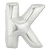 silver balloon K