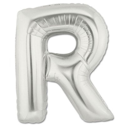 silver balloon R