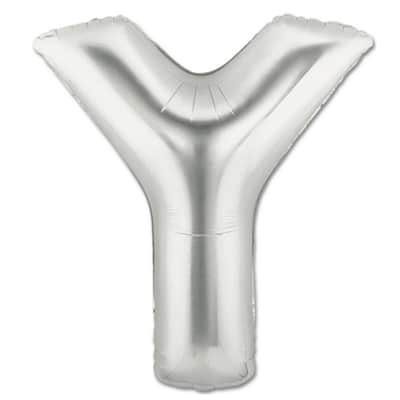 silver balloon Y