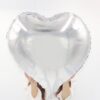 Jumbo Silver Heart Foil Balloon
