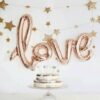 LOVE Script Foil Letters