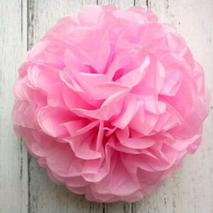 Pom Pom Tissue Flowers