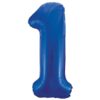 BLUE GIANT NUMBER FOIL BALLOON — NUMBER1