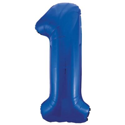 BLUE GIANT NUMBER FOIL BALLOON — NUMBER1