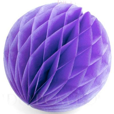 Lavender Honeycomb Tissue Ball 20cm