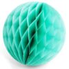 Turquoise Green Honeycomb Tissue Ball 20cm