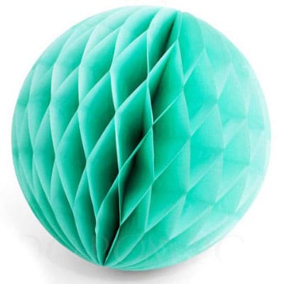 Turquoise Green Honeycomb Tissue Ball 20cm