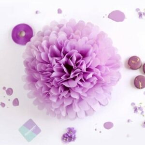Pom Pom Tissue Flowers
