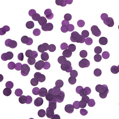 Dark Purple Round Tissue confetti 2.5cm (5g)