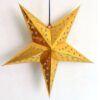 3D Paper Star Lantern 30cm GOLD Gold 3D paper star lantern 30cm 60cm 90cm, party ceiling decoration Auckland NZ