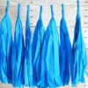 Tissue Tassels Sky Blue Tissue Tassels Sky Blue