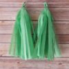 Apple Green Tissue Paper Tassels