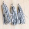 Tissue paper Tassels Grey