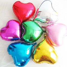 10 inch Foil Heart Balloon 10 inch Foil Heart Balloon