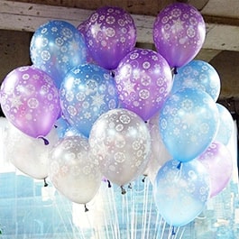 Snowflakes balloons Snowflakes balloons