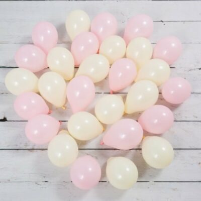 Baby Girl mini latex balloons 5 inch 30 pieces air fill, Auckland NZ