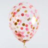 Clear confetti Balloons