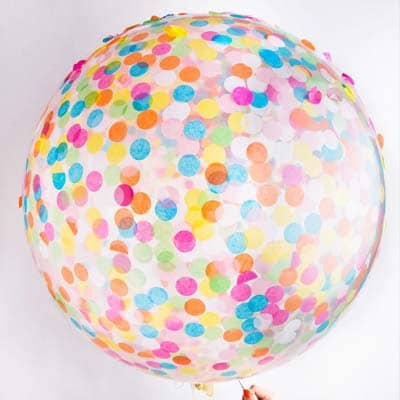 Giant Confetti Balloons Giant Confetti Balloons