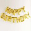 Happy Birthday Foil Letter Balloons