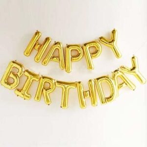 Happy Birthday Foil Letter Balloons