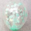 Mint Confetti Balloons