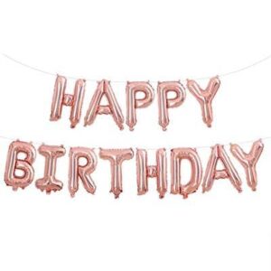Happy Birthday Foil Letter Balloons