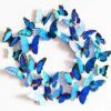 3D Blue Butterfly Blue 3D butterfly wall art stickers 12 pieces PVC, home decoration Auckland NZ