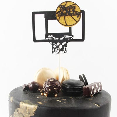 Birthday Cake Topper - Basketball Birthday Cake Topper - Basketball
