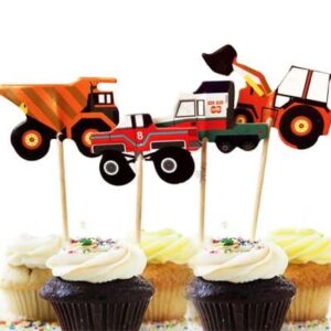 Dump Truck digger Cupcake Toppers