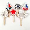 Sailing Boat Cupcake toppers 1