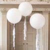 Giant Jumbo Latex Balloon 90cm Round -- White