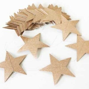 Glitter Stars Garlands backdrop