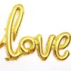 Foil Script Letter LOVE balloons Foil Script Letter LOVE balloons