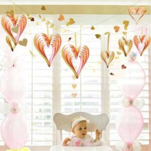 3D Heart Shape Hanging Ornament