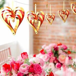 3D Heart Shape Hanging Ornament