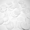 white confetti