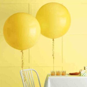 Jumbo 36 inches round Yellow