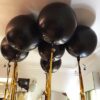 Orbz Round Balloon Balloons Black 4D round foil balloon ball 22 inch orbz, party decoration Auckland NZ
