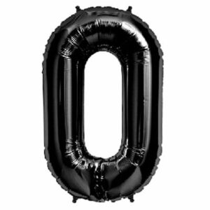 JUMBO GIANT NUMBER BALLOONS FOIL BALLOONS BLACK
