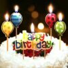 Happy Birthday Candles Cake Topper candles
