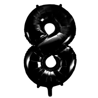 JUMBO GIANT NUMBER BALLOONS FOIL BALLOONS BLACK JUMBO GIANT NUMBER BALLOONS FOIL BALLOONS BLACK
