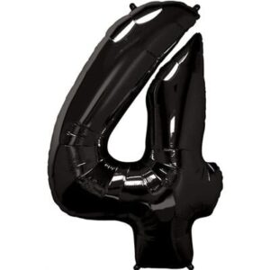 JUMBO GIANT NUMBER BALLOONS FOIL BALLOONS BLACK
