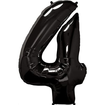 JUMBO GIANT NUMBER BALLOONS FOIL BALLOONS BLACK JUMBO GIANT NUMBER BALLOONS FOIL BALLOONS BLACK