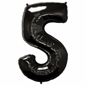 JUMBO GIANT NUMBER BALLOONS FOIL BALLOONS BLACK